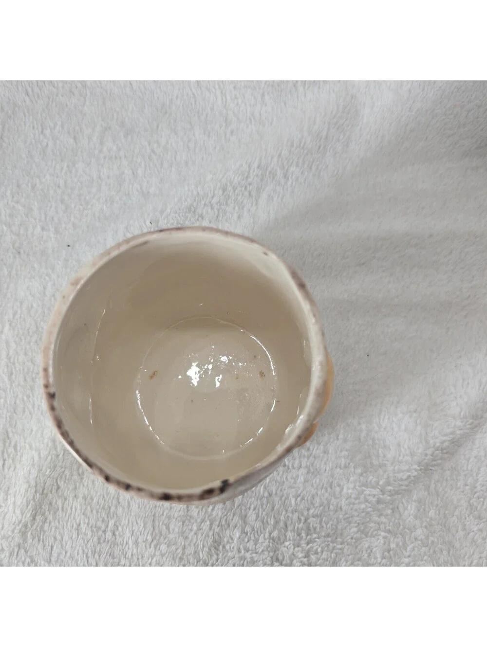 Vintage 70s Arnels Mushroom Small Ceramic Canister *No Lid* Signed Theresa Doom